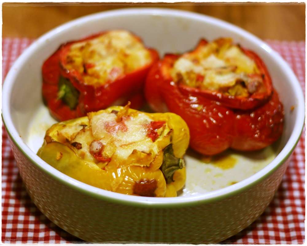 Töltött paprika vagy Puparuolo ' mbutt ...