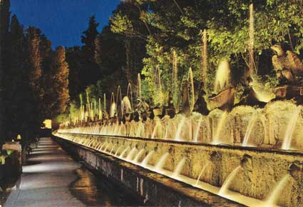 Τα 100 σιντριβάνια της Villa d'Este - Tivoli RM | Secret World Trip Planner