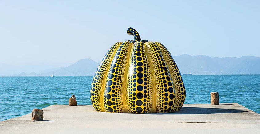 Naoshima and the yellow squash - Naoshima | Secret World Trip Planner
