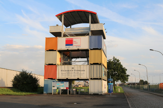 Konteyner gözlem kulesi — Bremerhaven