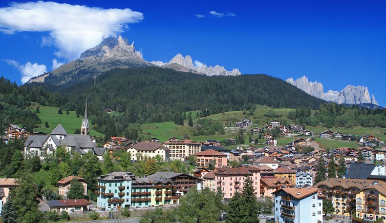 Moena a svetlá Val di Fassa