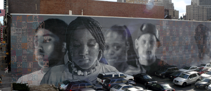 Ang programa ng sining ng dingding (mapa) sa Philadelphia - Philadelphia | Secret World Trip Planner