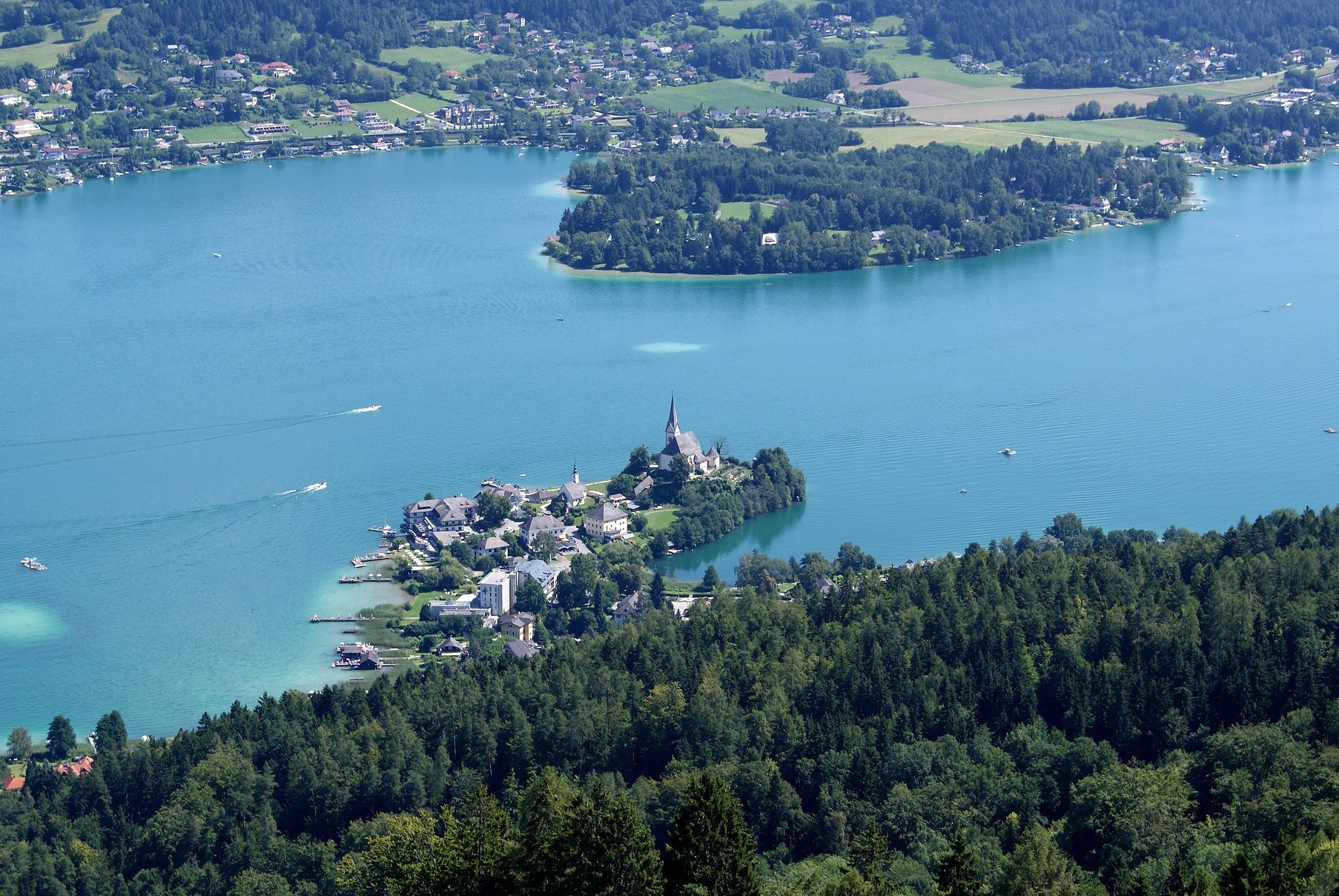 Wörthersee - den största sjön i Kärnten - Wörther See | Secret World Trip Planner