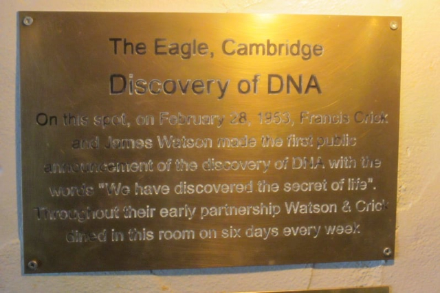 The Eagle Pub ja DNA - Bene't St | Secret World Trip Planner