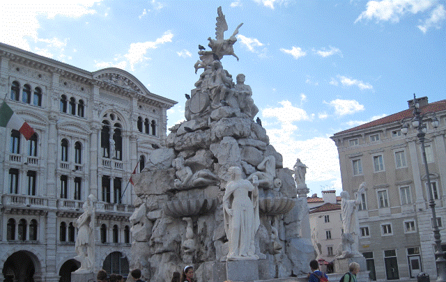 Trieste: Đài phun nước của bốn lục địa