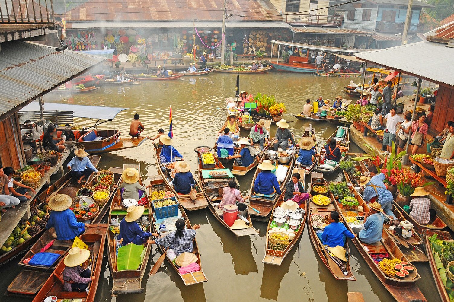 所有水上市场的先驱Damnoen Saduak - Damnoen Saduak | Secret World Trip Planner