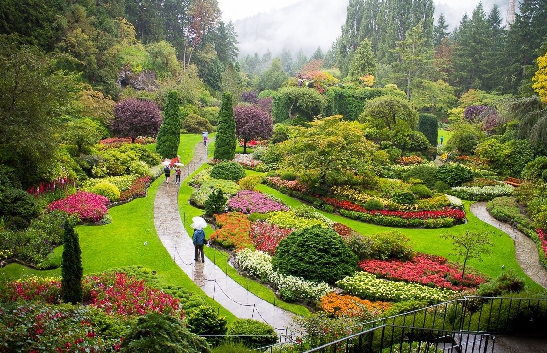 Butchart Gardens v Britanski Kolumbiji - Brentwood Bay | Secret World Trip Planner