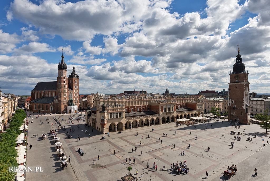 Krakow | Rynek Glówny là quảng trường chính của thành phố.