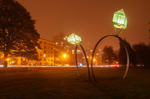 Two engagement rings in the ground at English Bay  - English Bay | Secret World Trip Planner