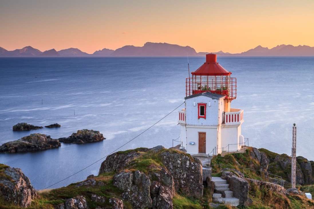 Litloy Lighthouse Norwegian Litloy Fyr Is Located On Secret World