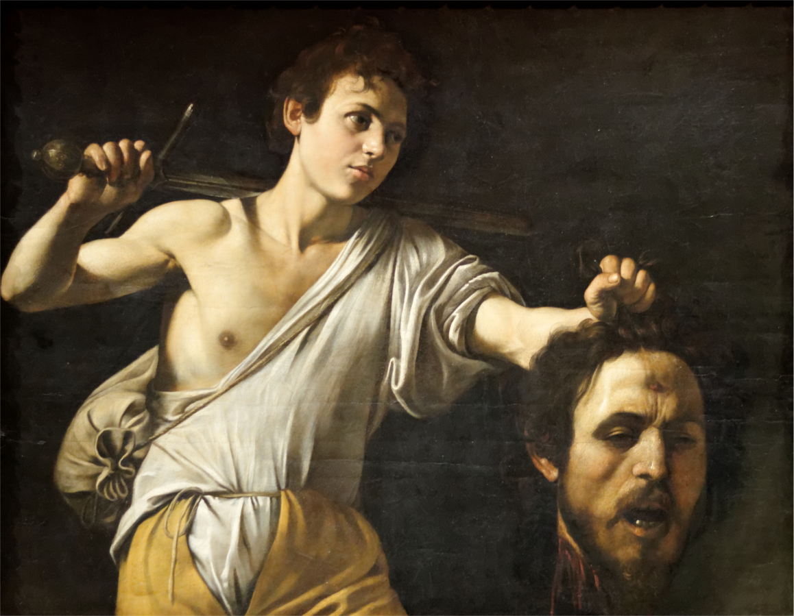 Viin / Caravaggio: Taavet koos Koljati p ...