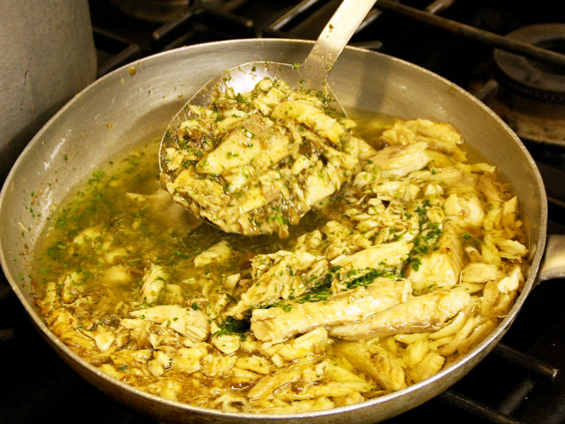 Hecht in Mantuaner Sauce