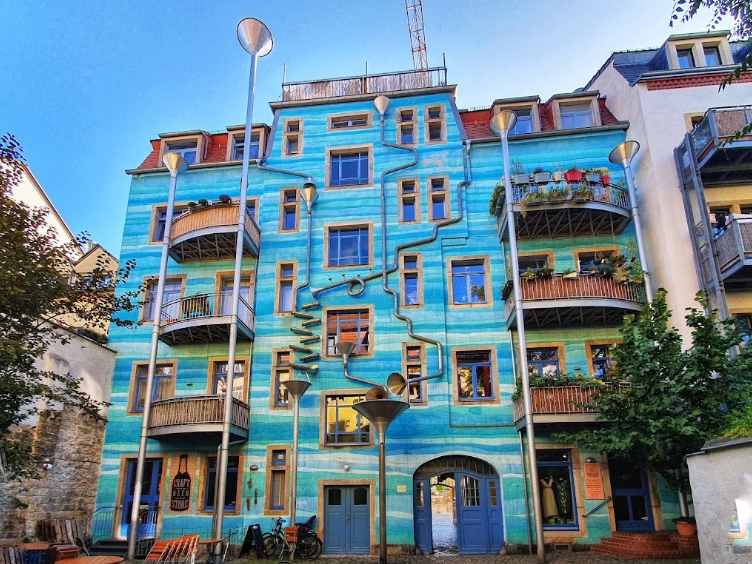 Kunsthofpassage, a palota, amely játszik - Dresden | Secret World Trip Planner