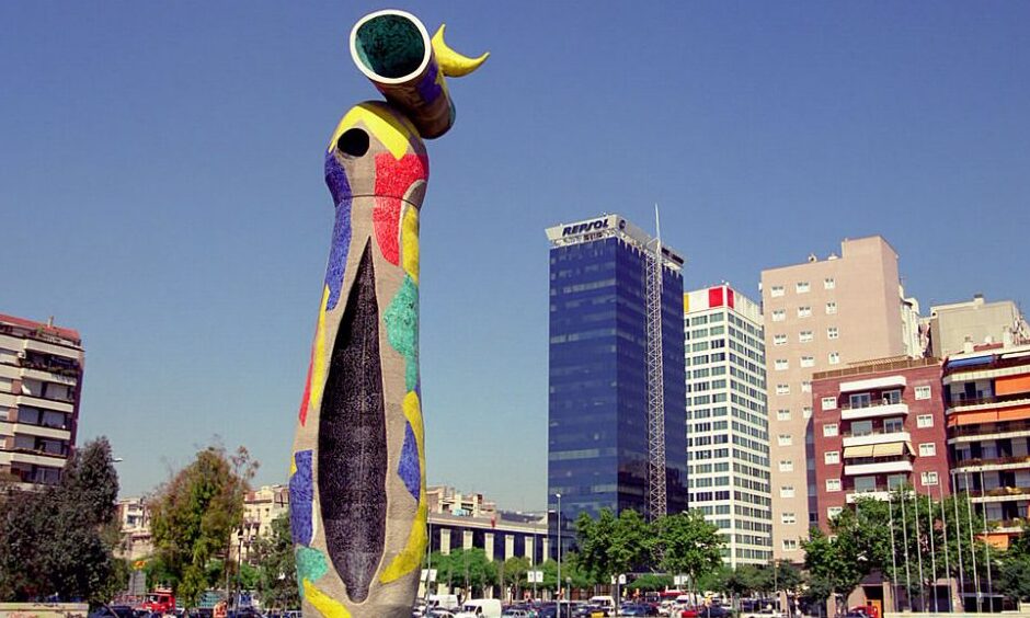 Joan Mirò tomonidan ayol va qush - Barcelona | Secret World Trip Planner