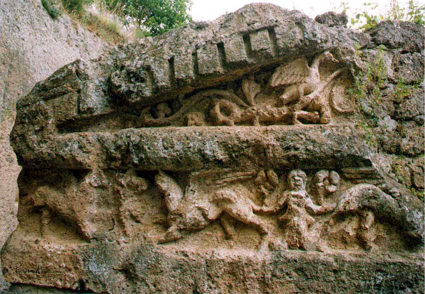 Sovana को Etruscan नेक्रोपोलिस