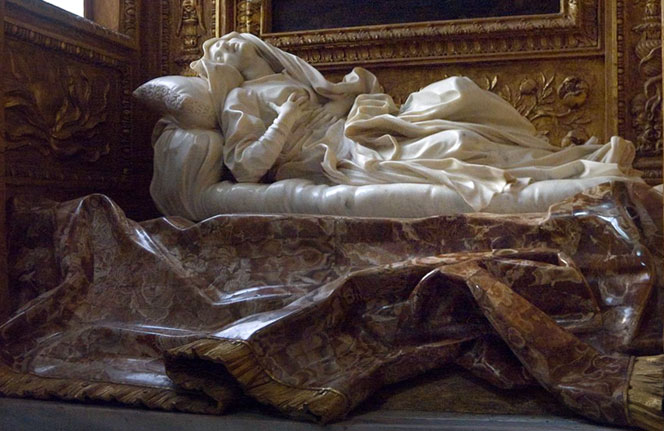 വാഴ്ത്തപ്പെട്ട ലുഡോവിക്ക ആൽബെർട്ടോണിയുടെ എക്സ്റ്റസി - Roma | Secret World Trip Planner