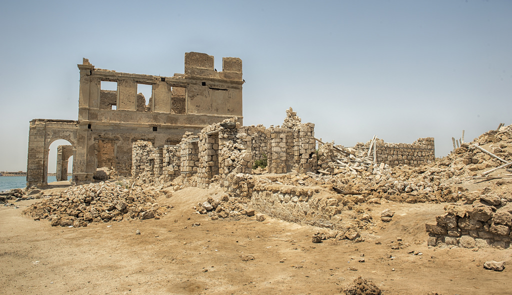 Les ruines de l'île de Suakin
