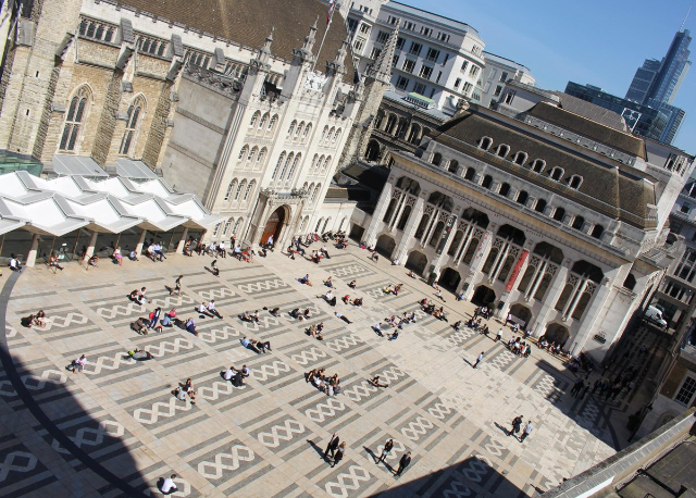 Guildhall's Underground Roman Amphitheater - Guildhall Yard | Secret World Trip Planner