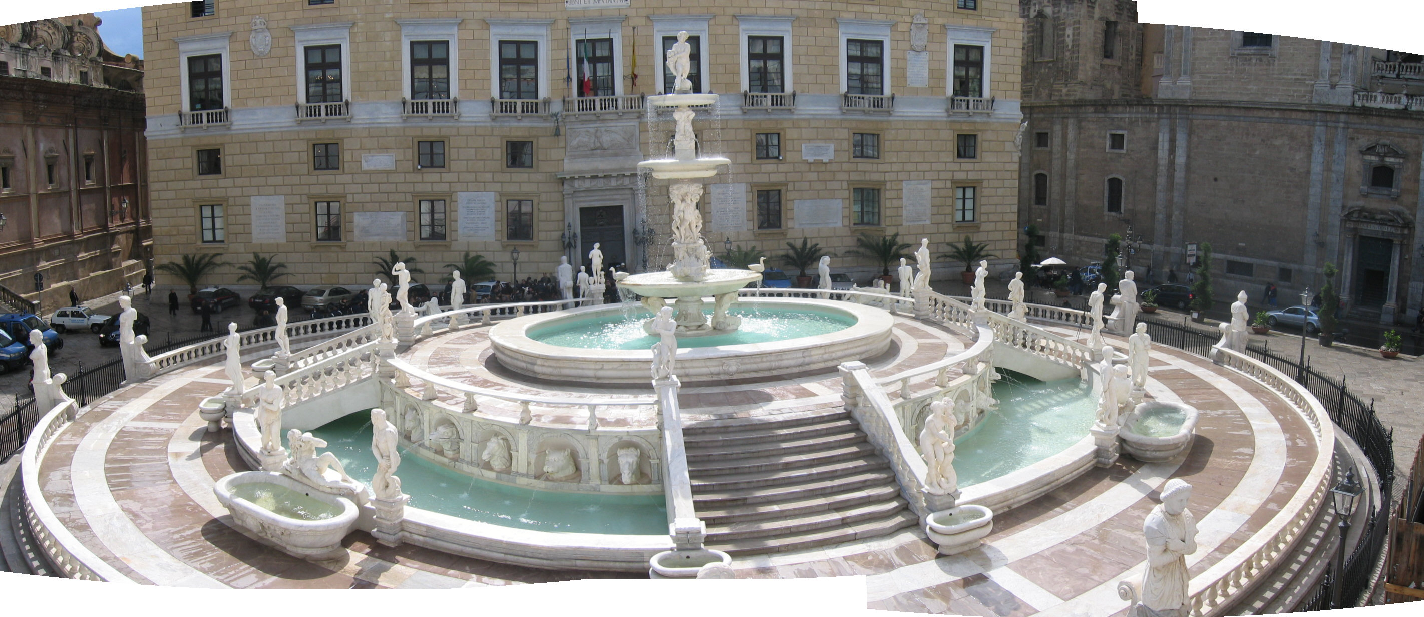 فواره پرتوریا - Palermo | Secret World Trip Planner