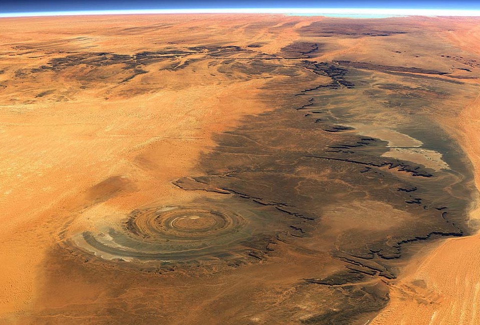 Richat Structure  - the "Eye of Africa ( Mauritania ) - Ouadane | Secret World Trip Planner