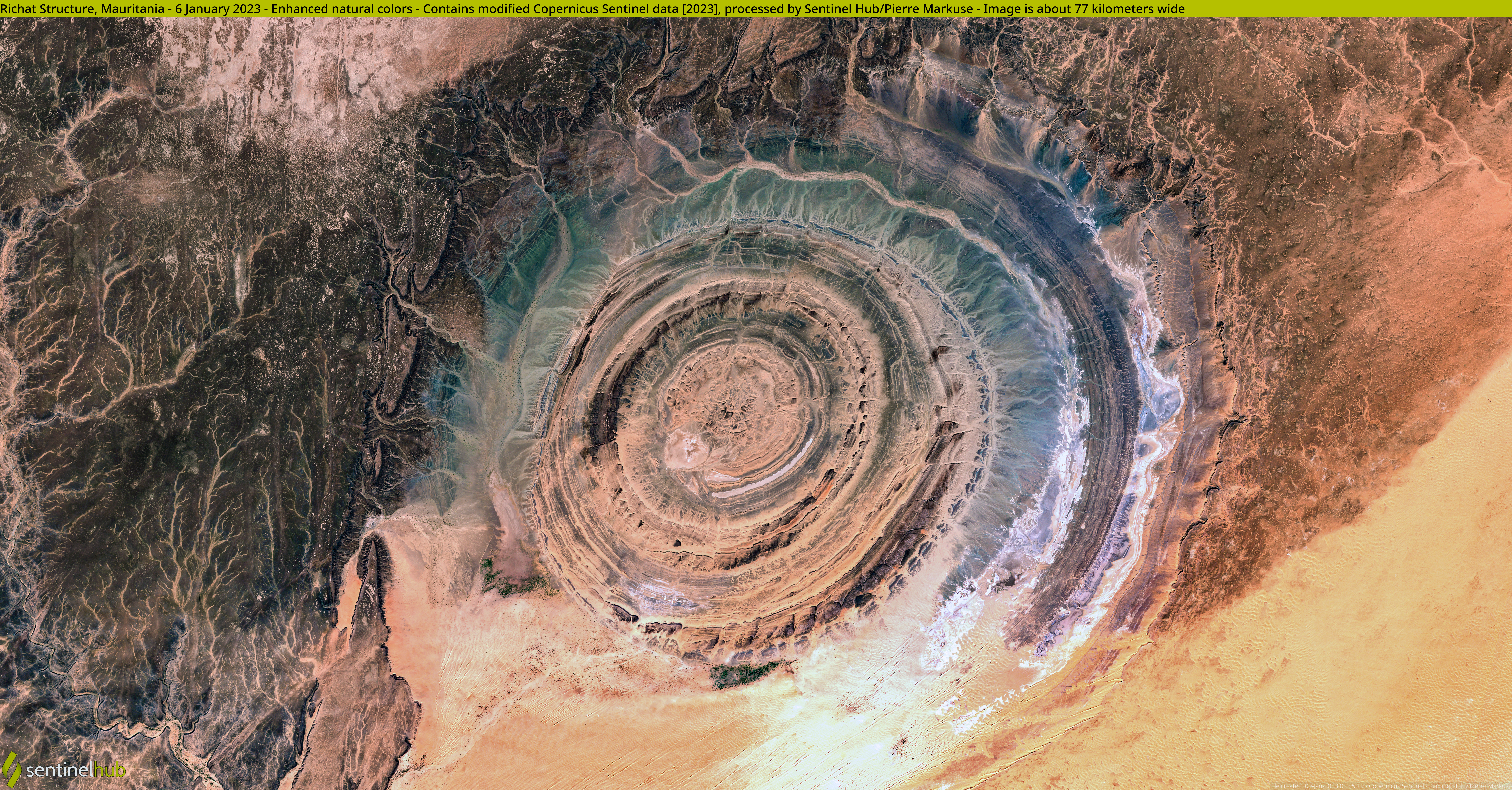 Richat Structure  - the "Eye of Africa ( Mauritania ) - Ouadane | Secret World Trip Planner