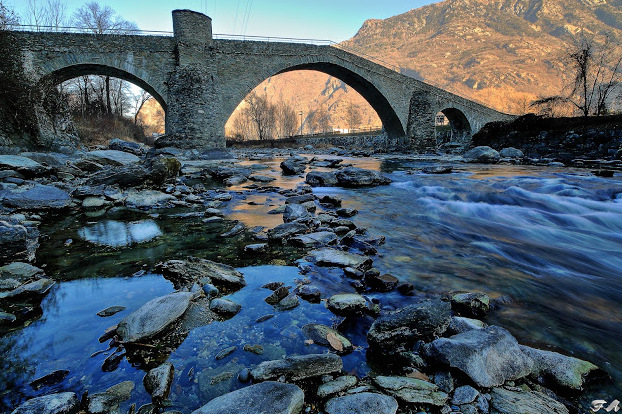 Arnad / Echallod Bridge  - Echallod | Secret World Trip Planner