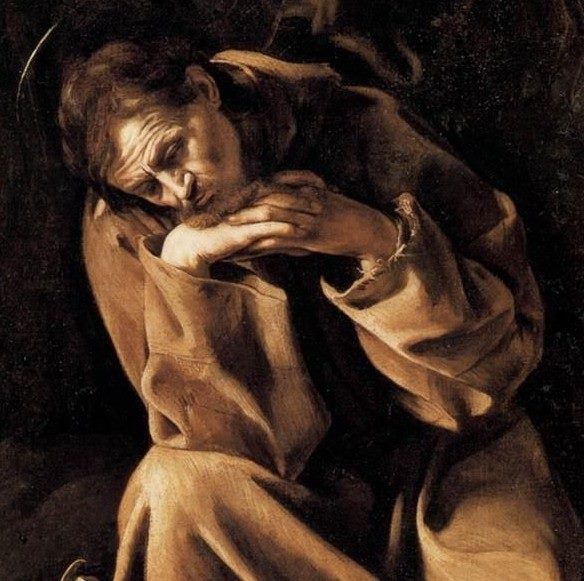 Cremona eta Caravaggio: San Frantzisko meditazioan - Via U. Dati | Secret World Trip Planner