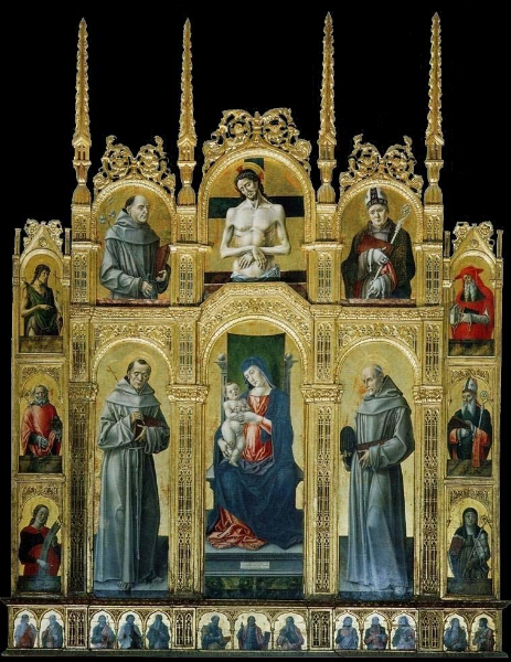 Polyptych ag Bartolomeo Vivarini