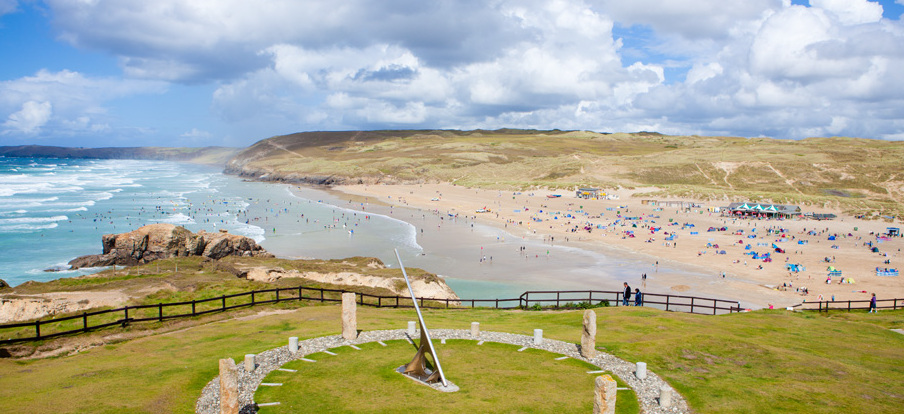 Perranporth w Kornwalii i jedna z najpiękniejszych plaż - Perranporth | Secret World Trip Planner
