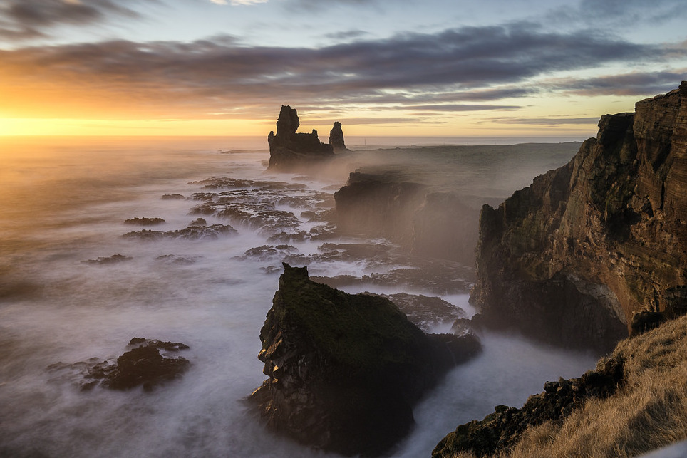 隆德兰加，Snaefellsnes海岸的悬崖 | Secret World Trip Planner