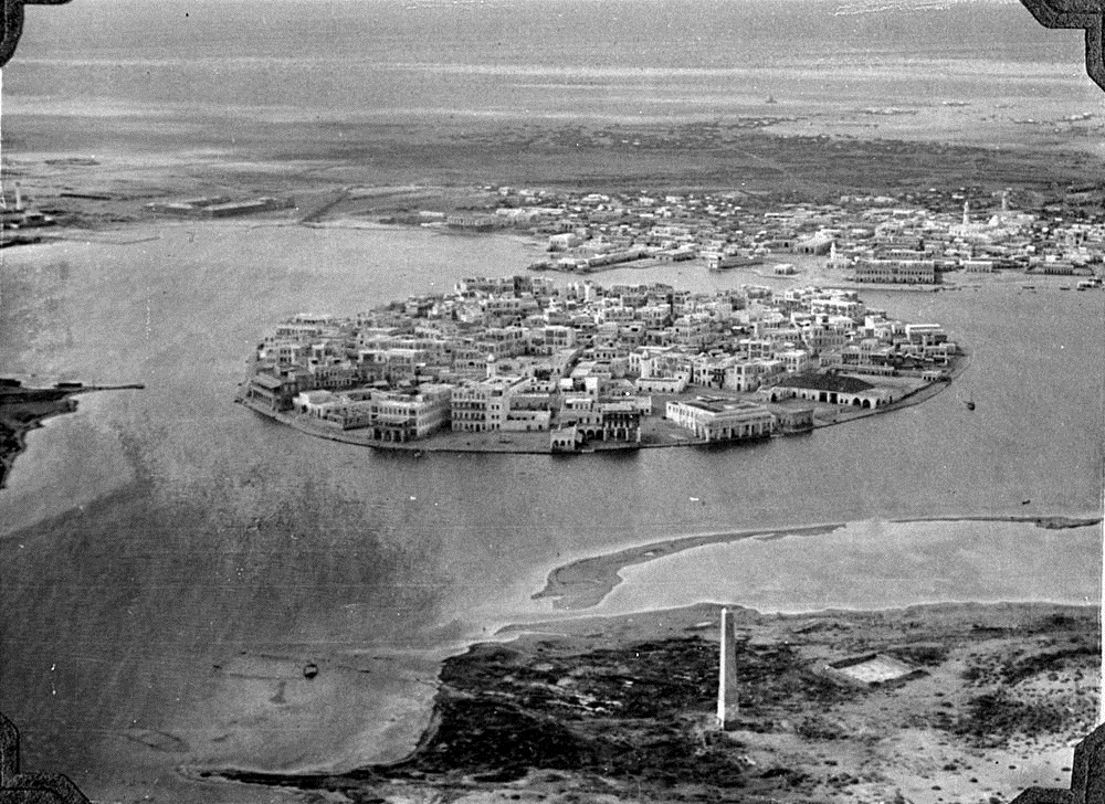 De ruïnes van Suakin eiland