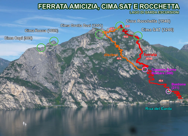 സൗഹൃദത്തിന്റെ ഫെറാറ്റ - Riva del Garda | Secret World Trip Planner