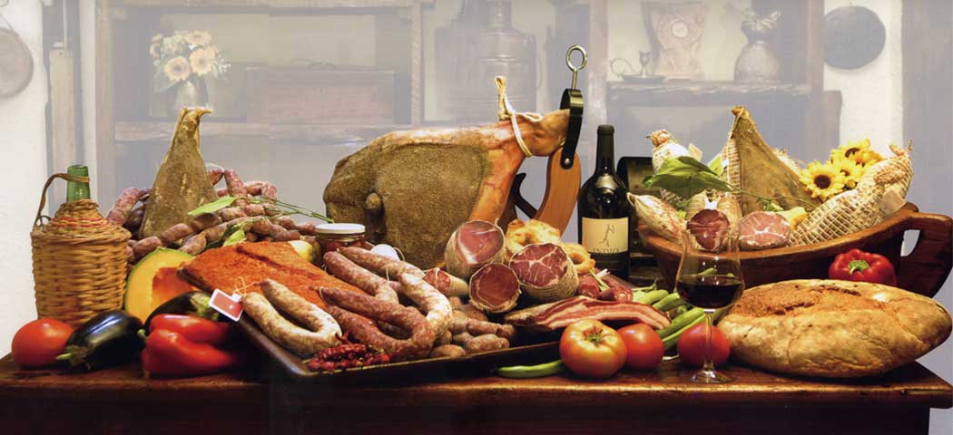 O açougueiro de carne de porco