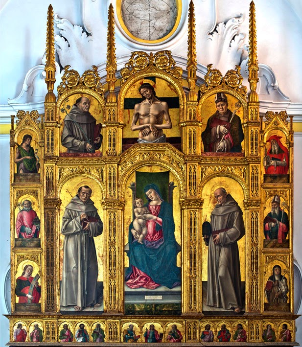Polyptych od Bartolomea Vivariniho