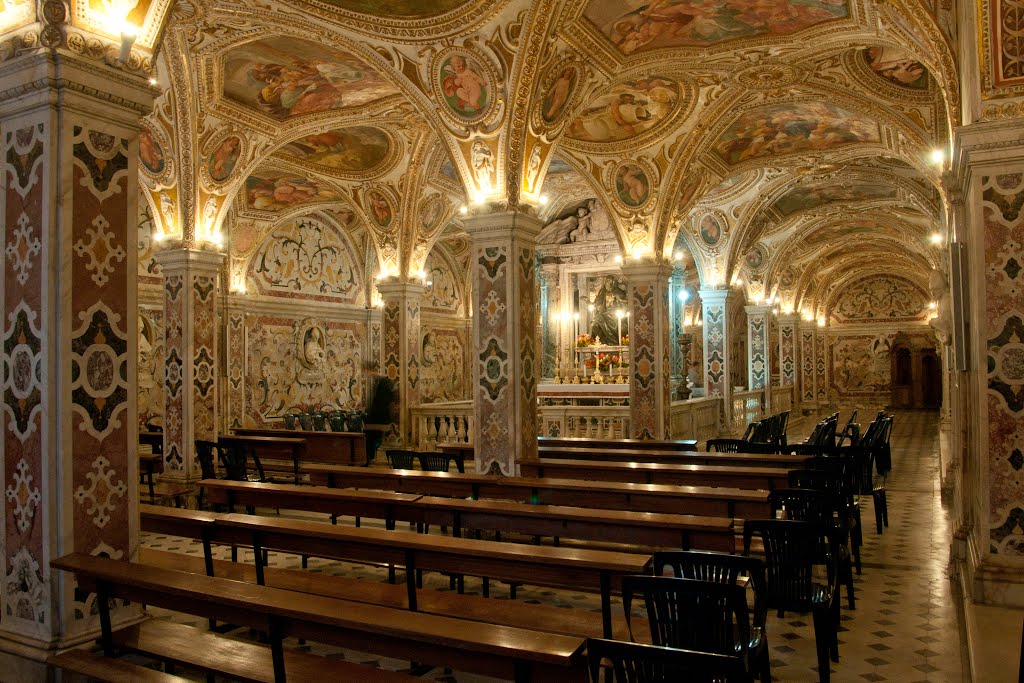 Catedral de Salerno e sua bela cripta