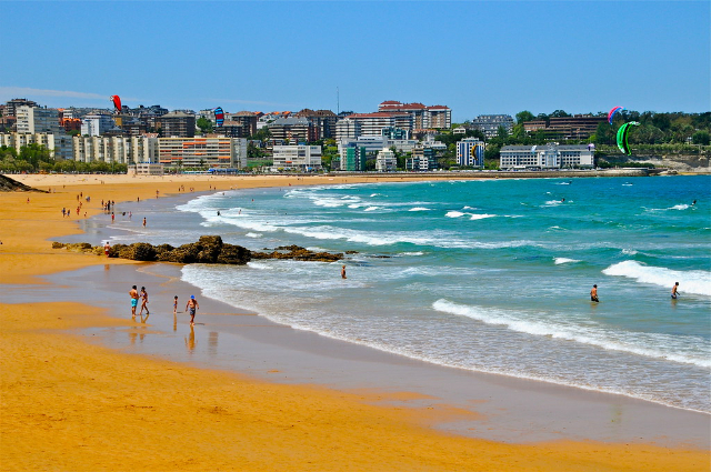 The first Sardinero beach - Santander | Secret World Trip Planner