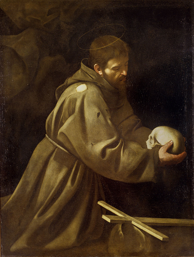 San Francesco in meditazione 