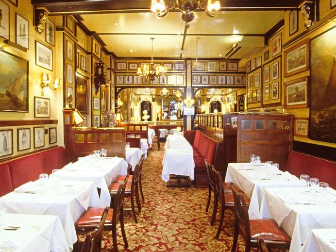 Zasady: Najstarsza restauracja w Londynie - Londra | Secret World Trip Planner