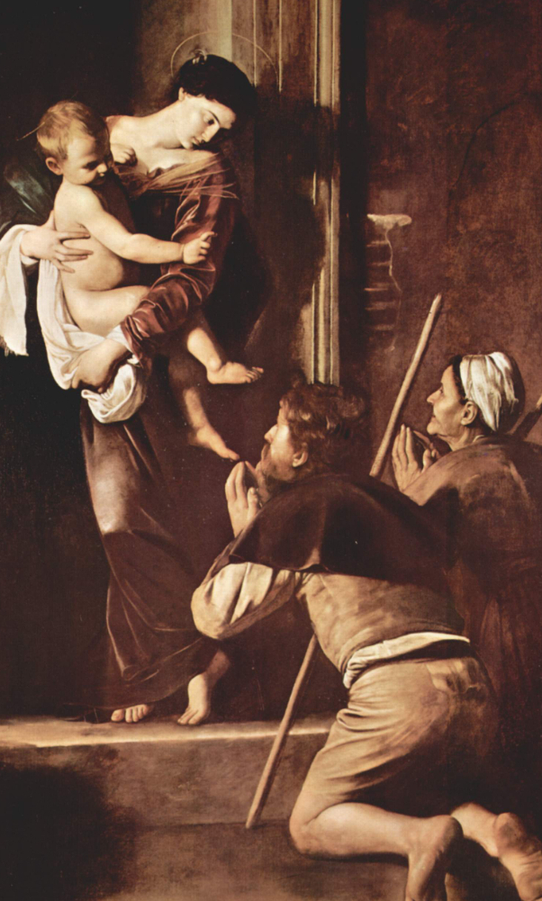 Madonna dei Pellegrini von Caravaggio (Madonna von Loreto) - Roma | Secret World Trip Planner
