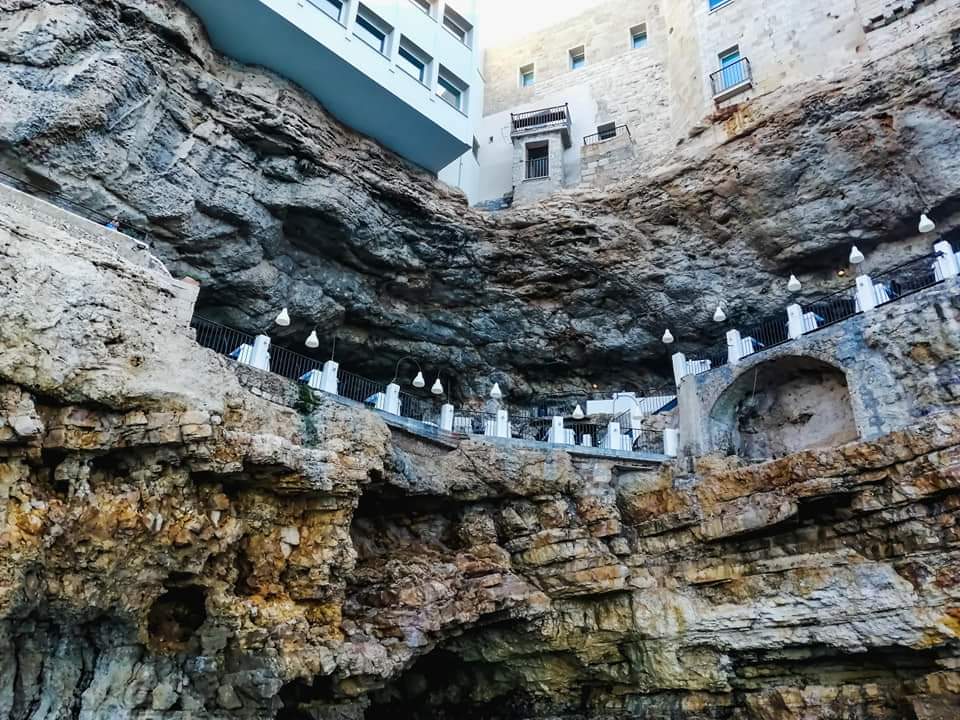 Italy:The Cliff Restaurant (grotta Palazzese) - Polignano A Mare | Secret World Trip Planner
