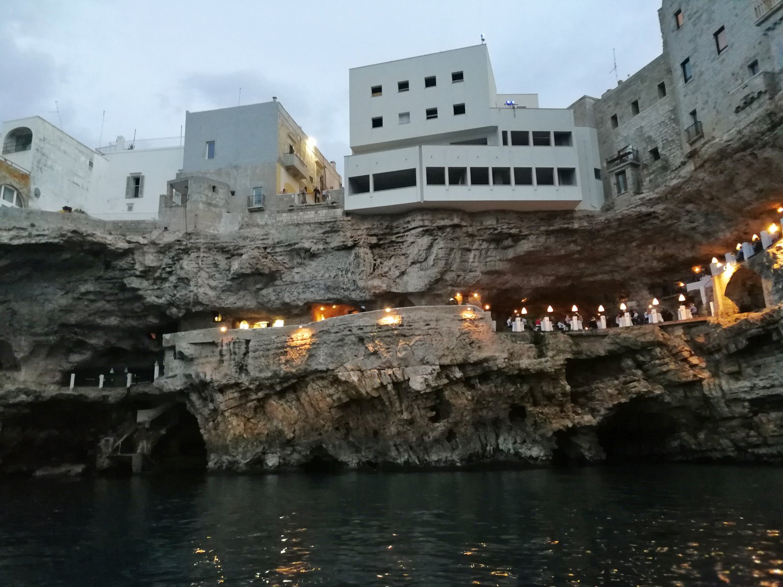 Italy:The Cliff Restaurant (grotta Palazzese) - Polignano A Mare | Secret World Trip Planner