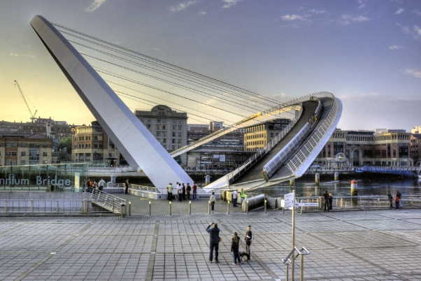 Il ponte del millennio di Gateshead - Gateshead | Secret World Trip Planner