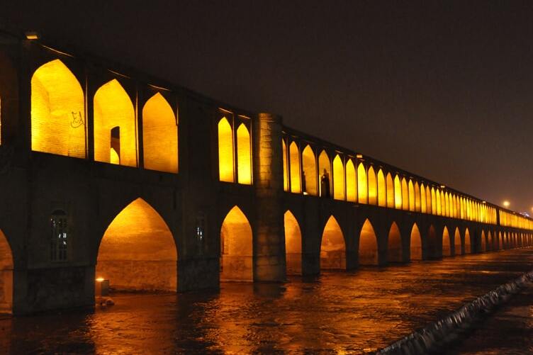 Iran | Khaju Bridge - Isfahan | Secret World Trip Planner