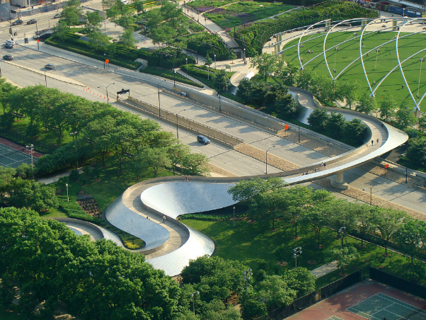 Пешеходный мост BP в Чикаго - Chicago | Secret World Trip Planner