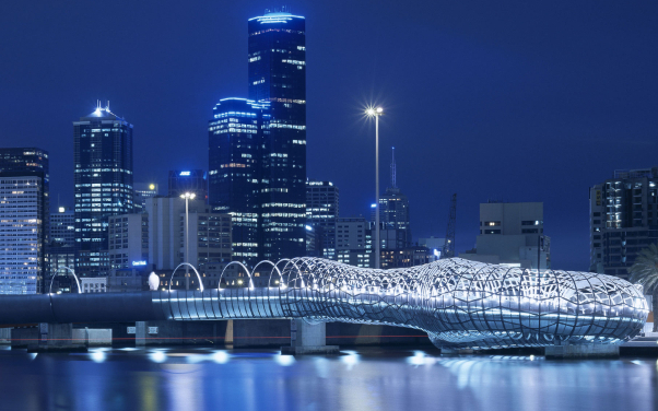 メルボルンのウェッブ橋 - Docklands | Secret World Trip Planner