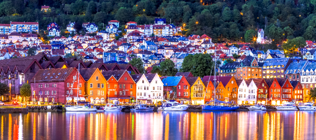 The Unesco district of Bryggen