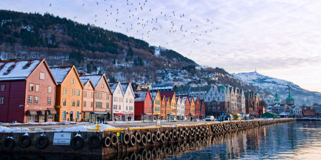 The Unesco district of Bryggen