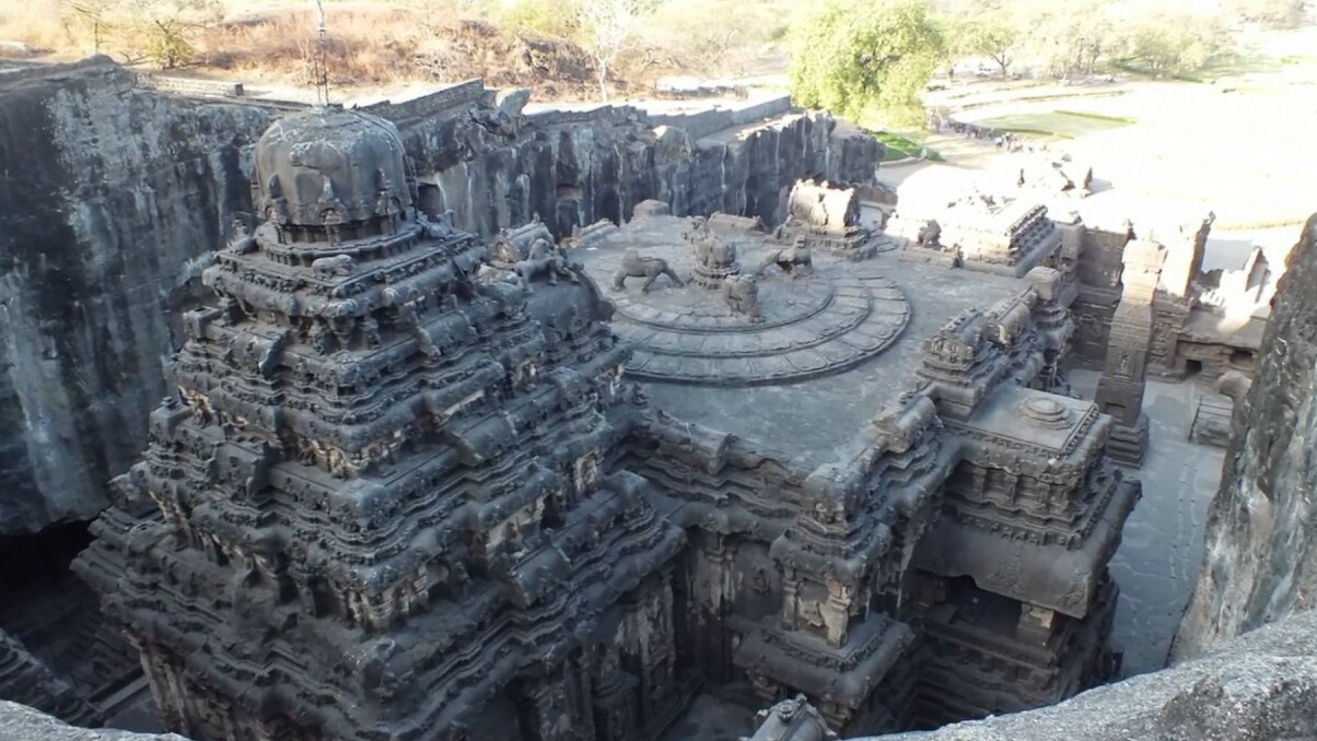 The Kailasa temple at Ellora - Ellora | Secret World Trip Planner