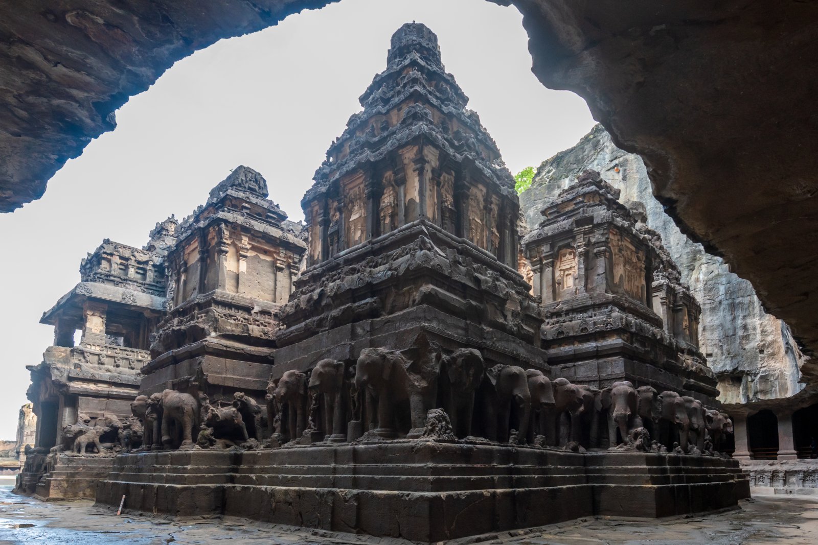 The Kailasa temple at Ellora - Ellora | Secret World Trip Planner