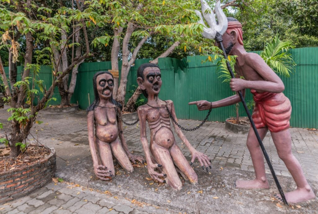 The Wang Saen Suk Hell Garden - Tambon Saen Suk | Secret World Trip Planner